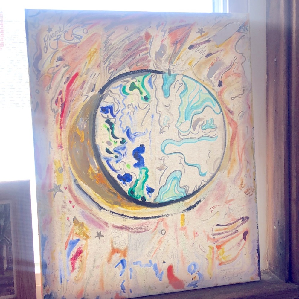 Planet Earth 🌏 painting 🖼